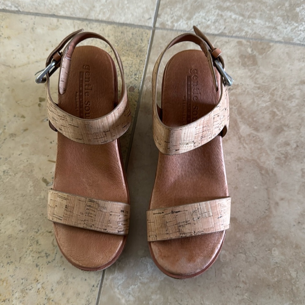 Gentle Souls Cork wedges